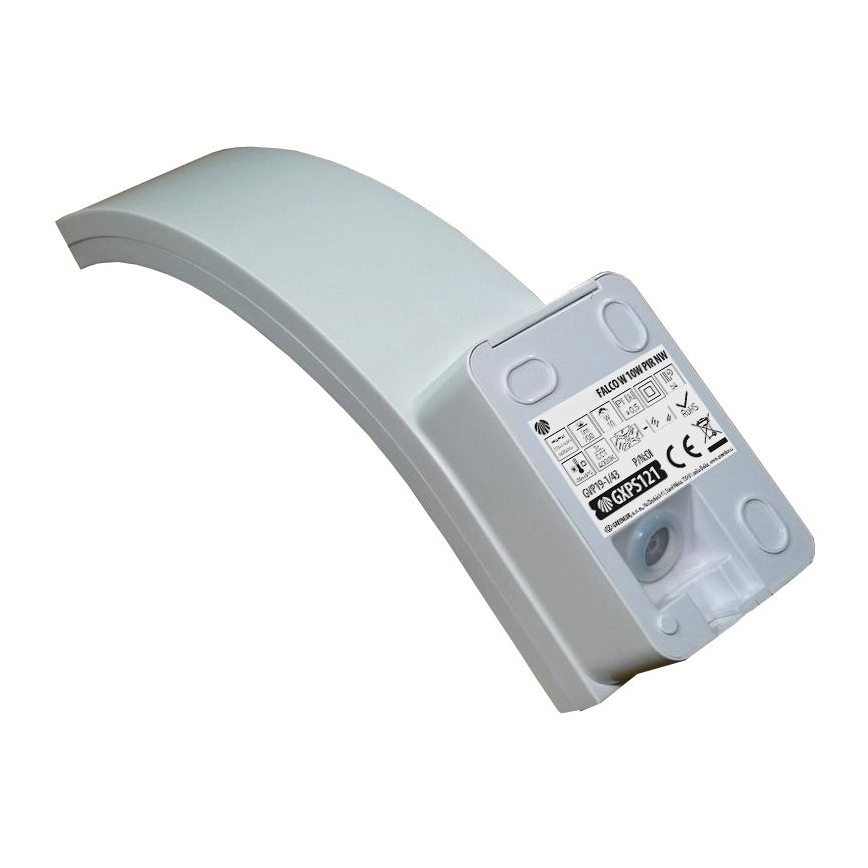 LED Vonkajšie nástenné svietidlo so senzorom LED/10W/230V IP54