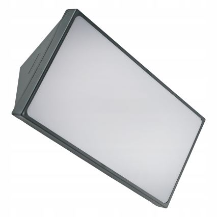 LED vonkajšie nástenné svietidlo s pohybovým senzorom LED/20W/230V IP65 sivé