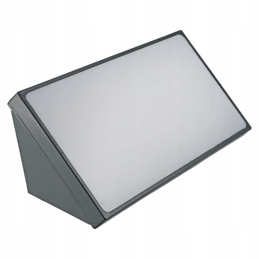 LED vonkajšie nástenné svietidlo s pohybovým senzorom LED/20W/230V IP65 sivé