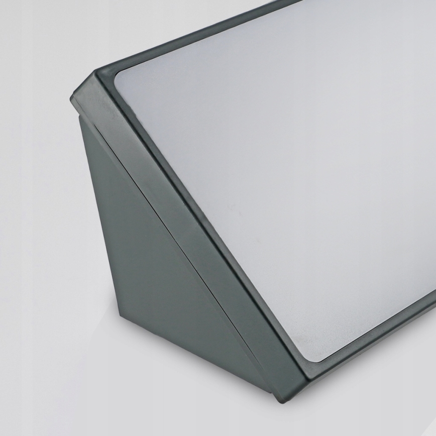 LED vonkajšie nástenné svietidlo s pohybovým senzorom LED/20W/230V IP65 sivé