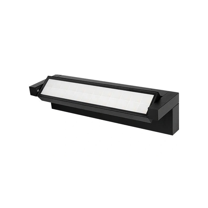 LED vonkajšie nástenné svietidlo s pohybovým a súmrakovým senzorom, LED/36W/230V, 3000/4000/6500K, IP54, čierna