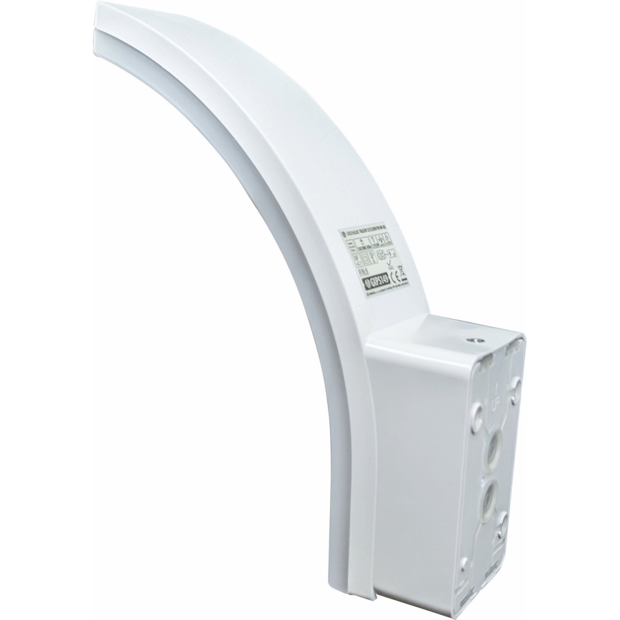 LED Stmívateľné vonkajšie nástenné svietidlo so senzorom pohybu a súmraku LED/12/15/20W/230V IP65 biele