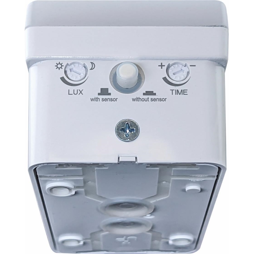 LED Stmívateľné vonkajšie nástenné svietidlo so senzorom pohybu a súmraku LED/12/15/20W/230V IP65 biele