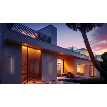 LED Vonkajšie nástenné svietidlo STICK LED/36W/230V IP65 3000K 120 cm