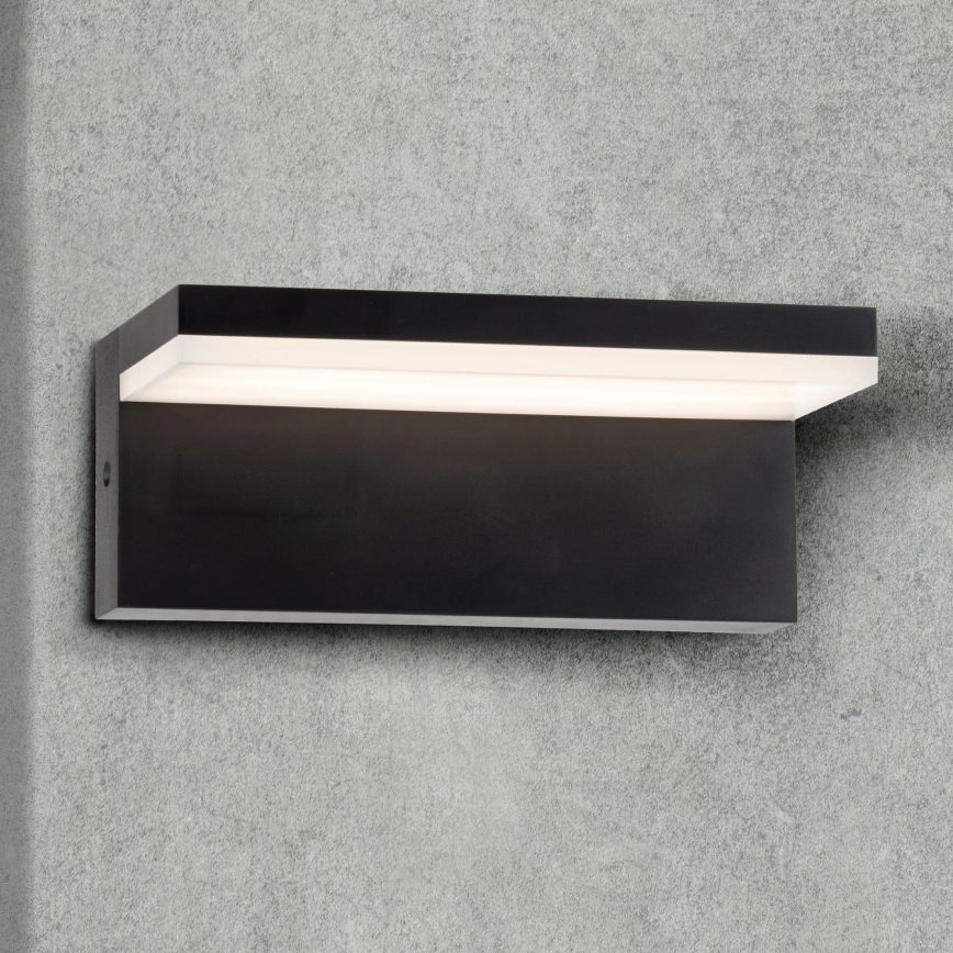LED Vonkajšie nástenné svietidlo TESA LED/10W/230V IP54 čierna