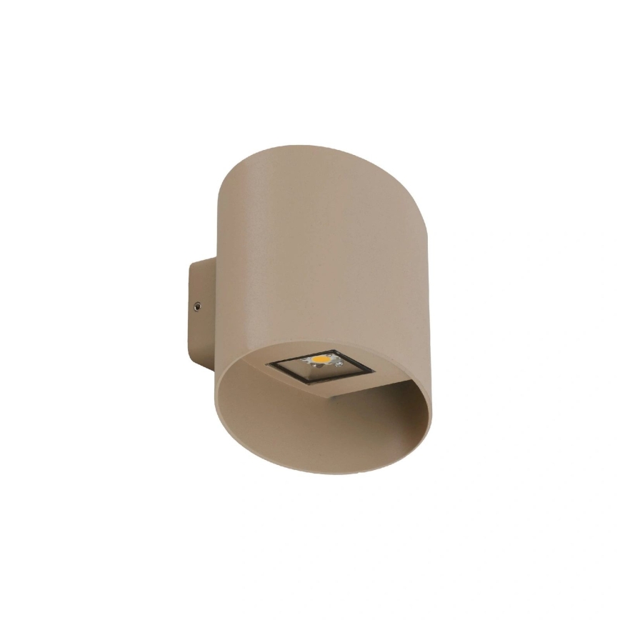 LED Vonkajšie nástenné svietidlo VERTO LED/5W/230V IP54 béžové