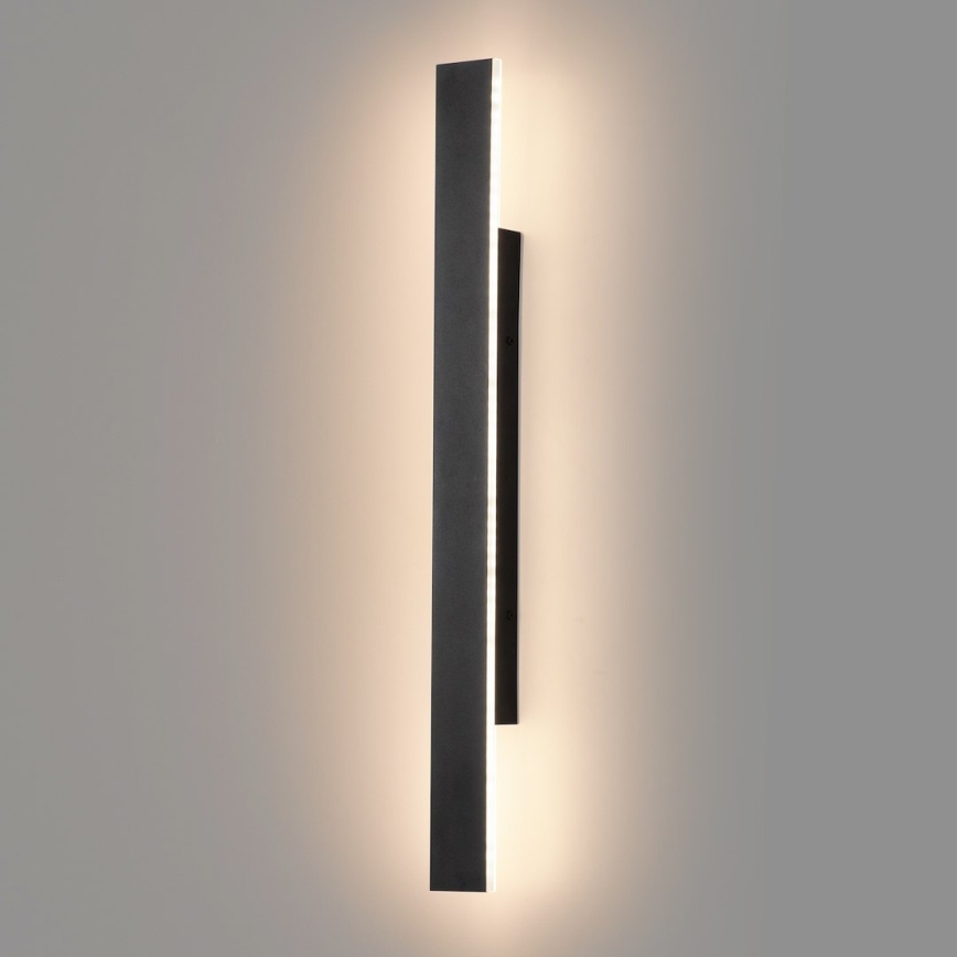 LED Vonkajšie nástenné svietidlo WOW LED/11W/230V 3000/4000/6000K 60 cm IP54 čierne