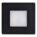 LED Vonkajšie schodiskové svietidlo LED/1,7W/230V IP54 čierne