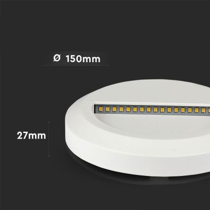 LED Vonkajšie schodiskové svietidlo LED/2W/230V IP65 4000K biela