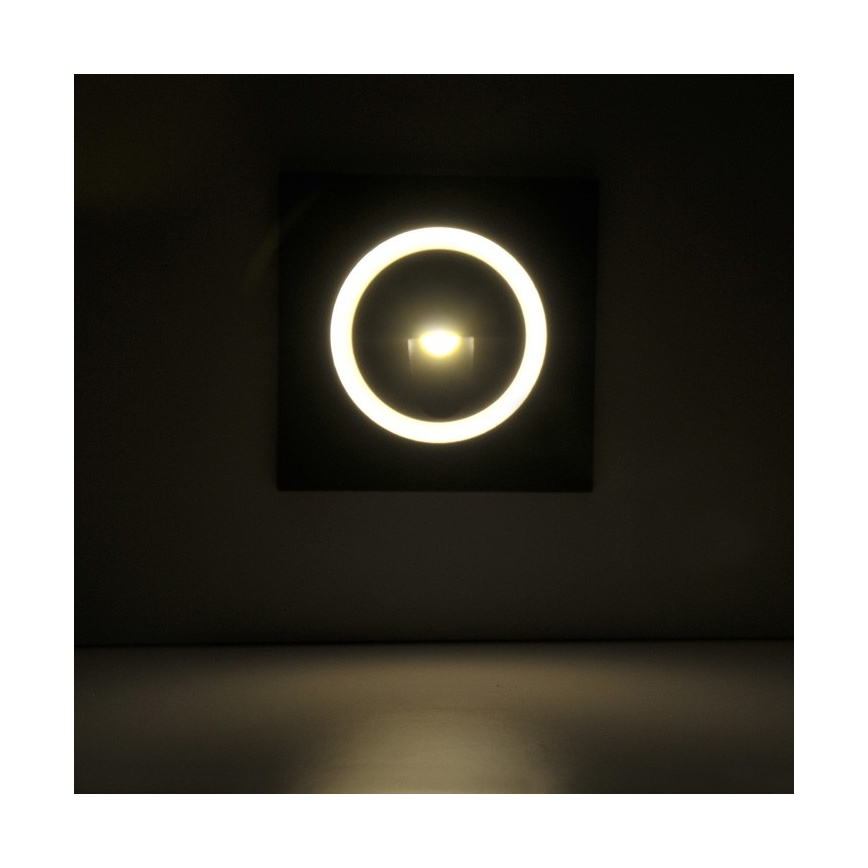 LED Vonkajšie schodiskové svietidlo Q3 LED/3W/230V IP44