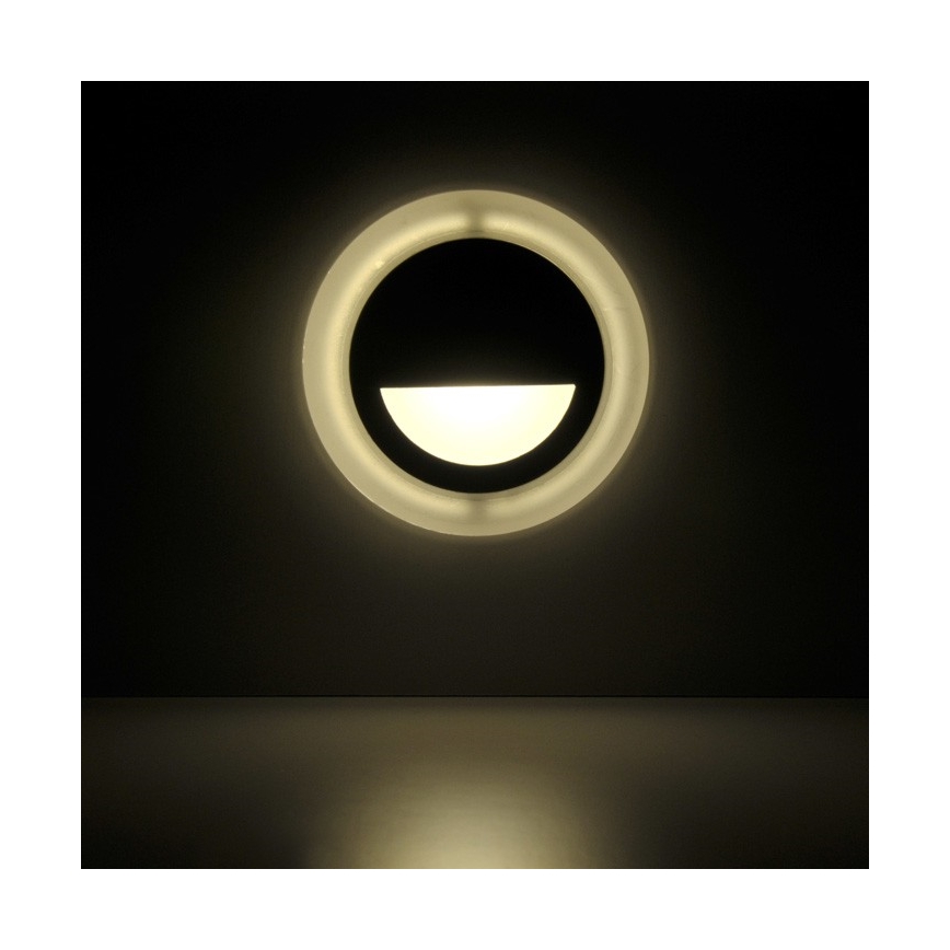 LED Vonkajšie schodiskové svietidlo Q4 LED/3W/230V IP44