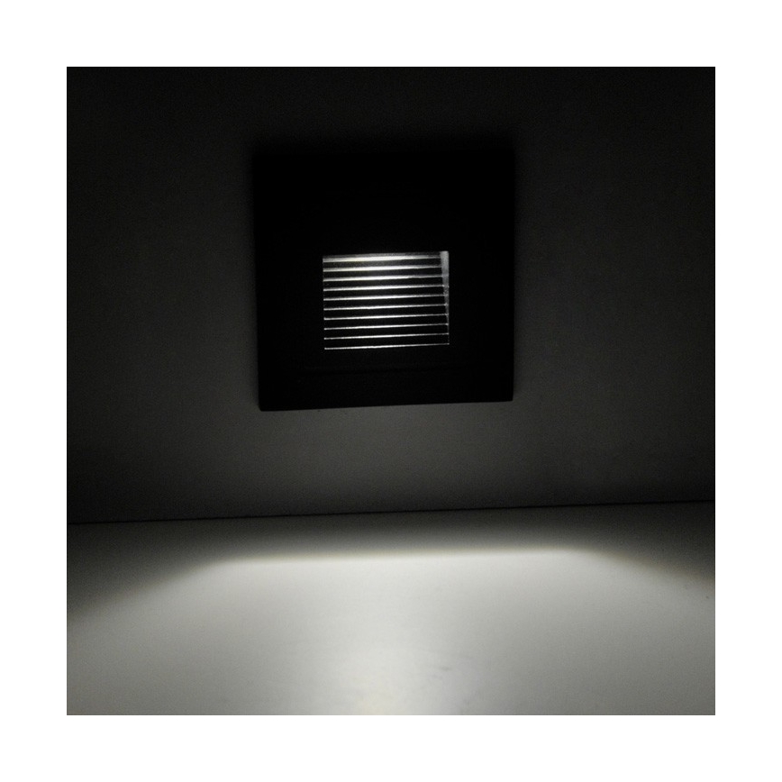 LED Vonkajšie schodiskové svietidlo Q6 LED/3W/230V IP44