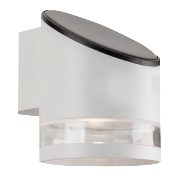 LED Vonkajšie solárne nástenné svietidlo LED/1W/3,7V 3000K IP54 1200 mAh biela