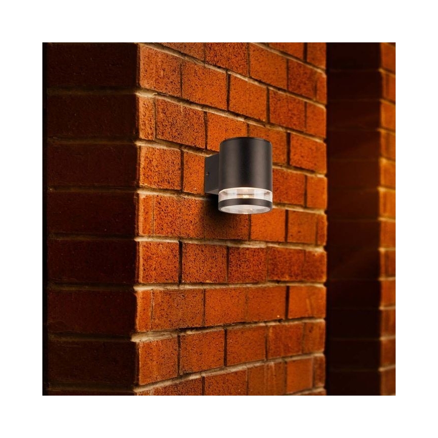 LED Vonkajšie solárne nástenné svietidlo LED/1W/3,7V 3000K IP54 čierna