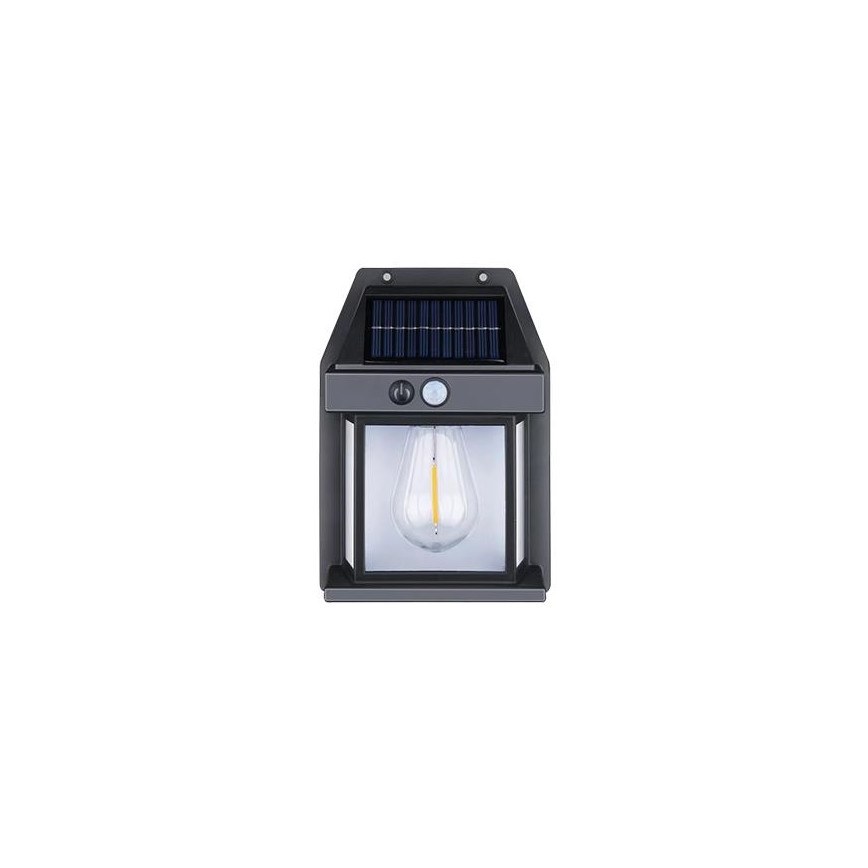LED Vonkajšie solárne nástenné svietidlo so senzorom LED/1W/230V 1200 mAh IP65