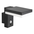 LED Vonkajšie solárne nástenné svietidlo so senzorom LED/5,5W/3,7V 3000K IP54 2200 mAh