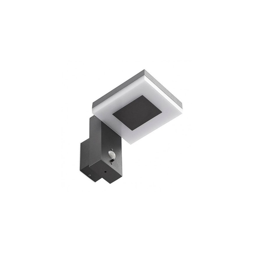 LED Vonkajšie solárne nástenné svietidlo so senzorom LED/5,5W/3,7V 3000K IP54