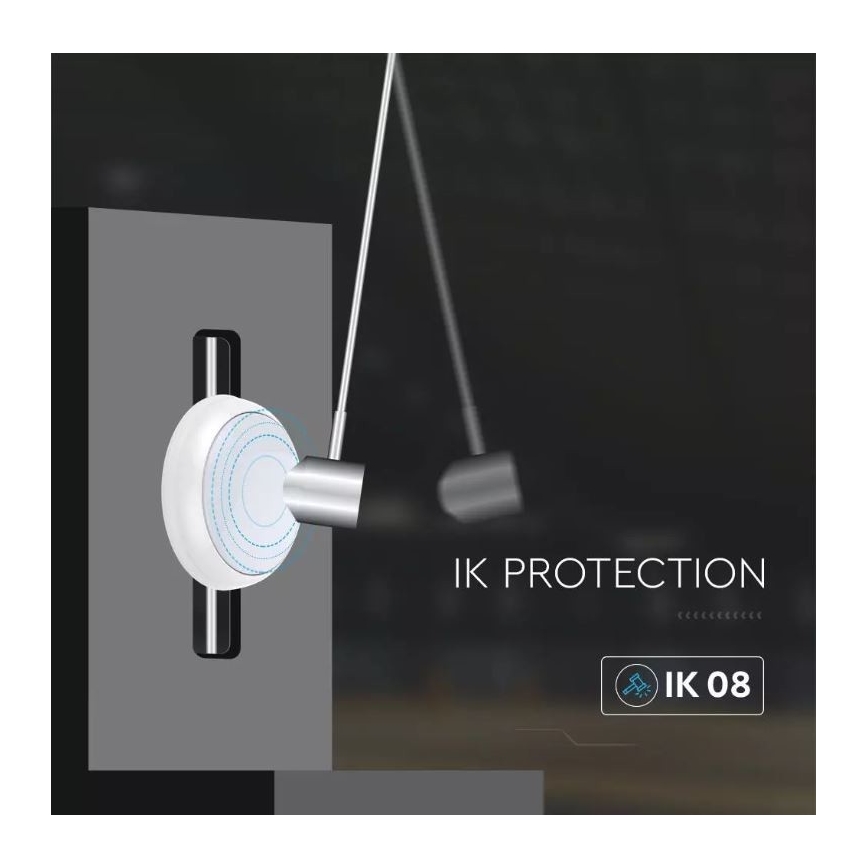 LED Vonkajšie solárne svietidlo LED/15W 3000/4000/6400K IP65 + diaľkové ovládanie