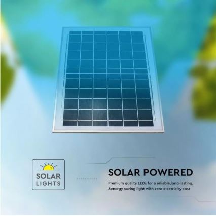 LED Vonkajšie solárne svietidlo LED/15W 3000/4000/6400K IP65 + diaľkové ovládanie
