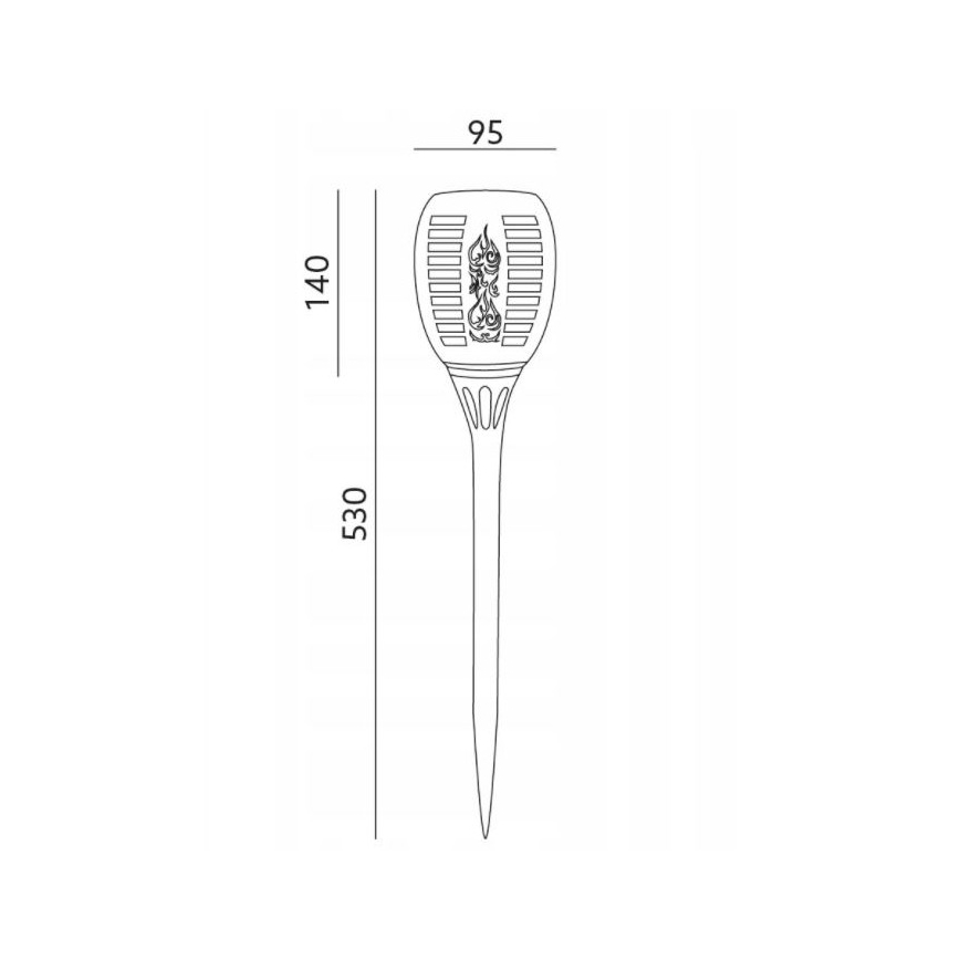 LED Vonkajšie solárne svietidlo SPARKLE LED/0,12W/1,2V IP44 300 mAh
