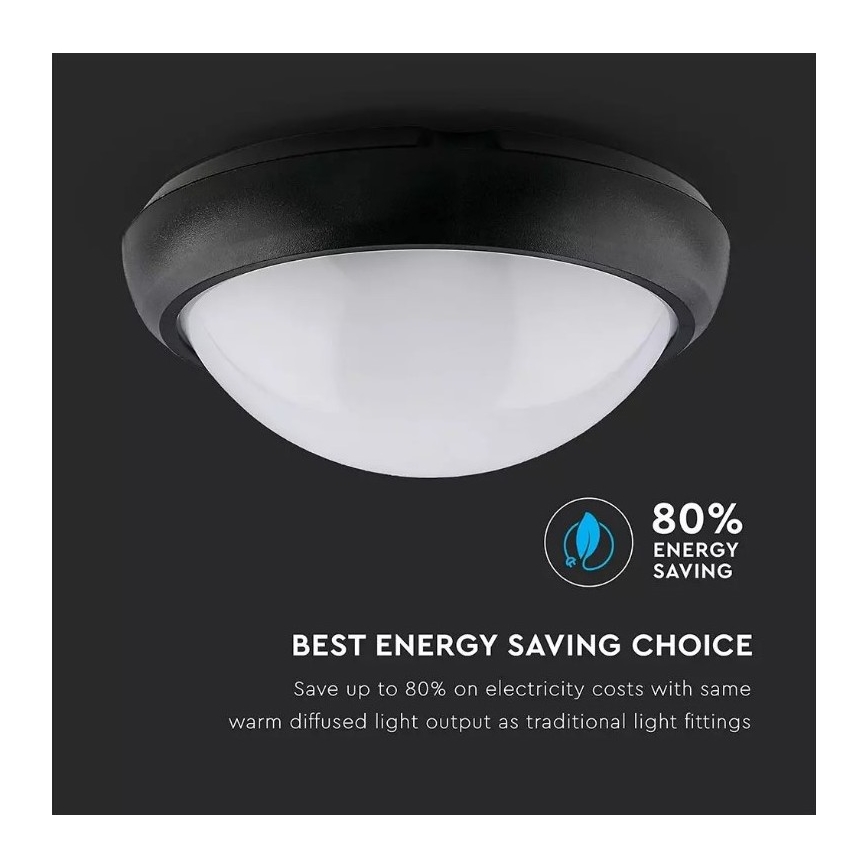 LED Vonkajšie stropné svietidlo LED/12W/230V IP54