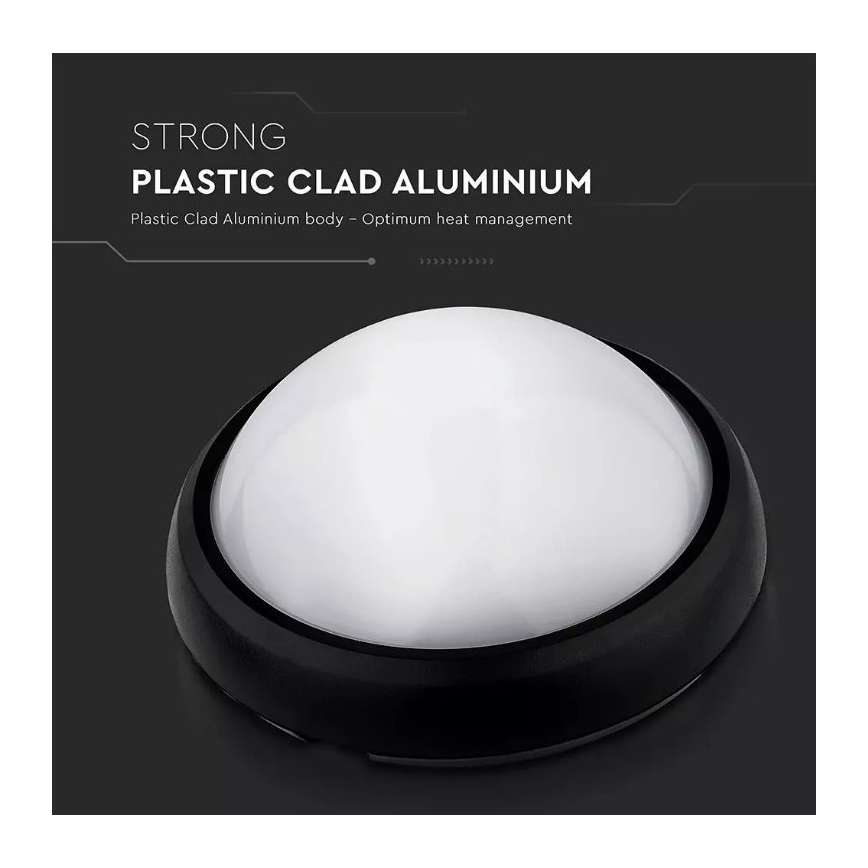 LED Vonkajšie stropné svietidlo LED/12W/230V IP54
