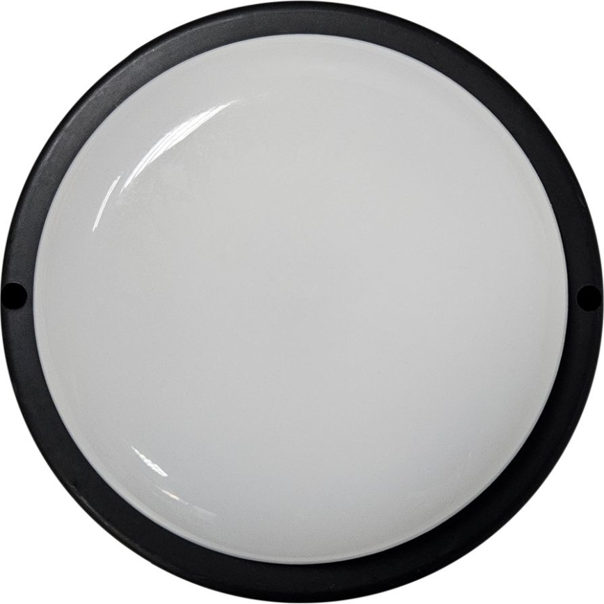 LED Vonkajšie stropné svietidlo LED/15W/230V 4200K pr. 15,5 cm IP64 čierna