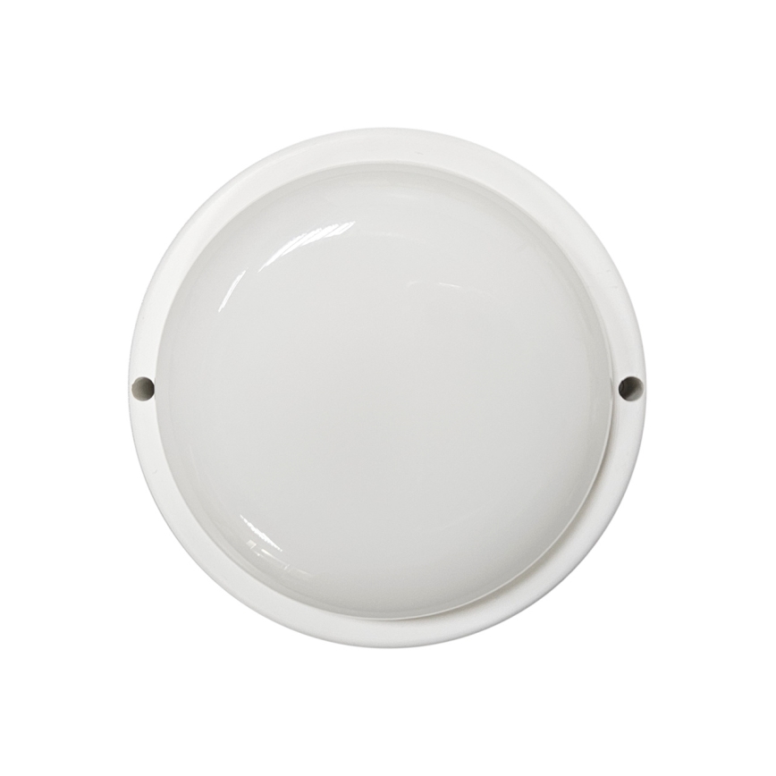 LED vonkajšie stropné svietidlo LED/8W/230V 4200K pr. 14 cm IP64 biela