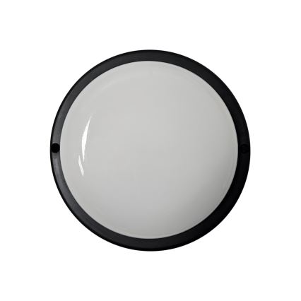 LED vonkajšie stropné svietidlo LED/8W/230V 4200K pr. 14 cm IP64 čierna