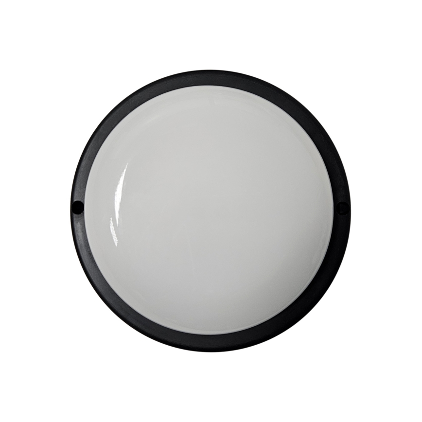 LED vonkajšie stropné svietidlo LED/8W/230V 4200K pr. 14 cm IP64 čierna
