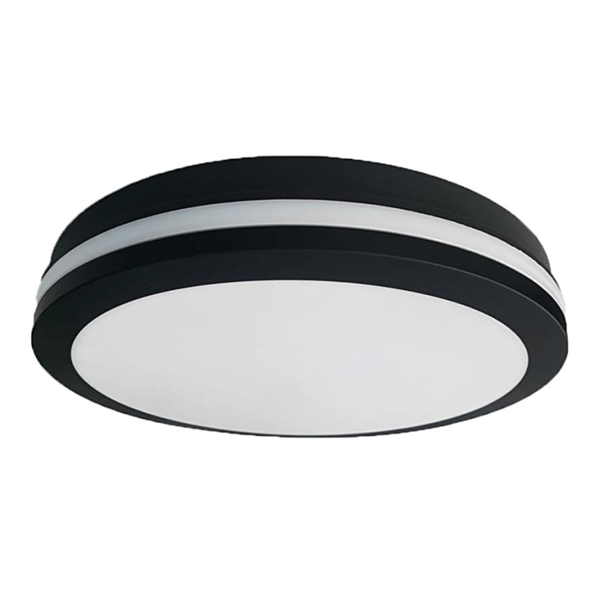 LED Vonkajšie stropné svietidlo MARLON LED/12W/230V 4000K IP54 čierna