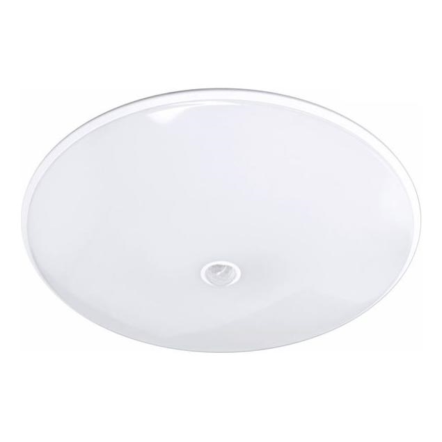 LED vonkajšie stropné svietidlo s pohybovým senzorom VISTA LED/15W/230V pr. 26 cm IP54 biela