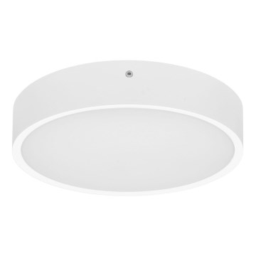 LED Vonkajšie stropné svietidlo so senzorom MARTIN LED/25W/230V 3000/4000K pr. 35 cm IP65 biela