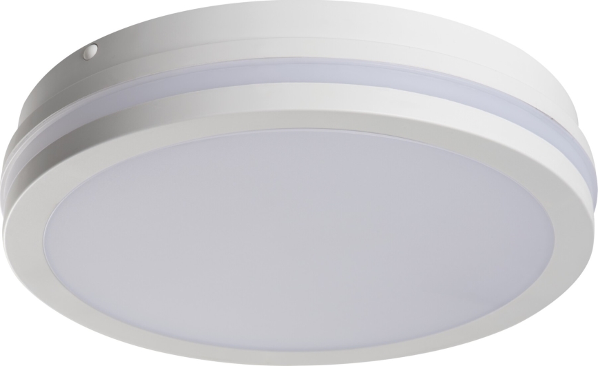 LED Vonkajšie stropné svietidlo so senzorom pohybu BENO LED/24/30W/230V 3000/3500/4000K IP65 biela guľatý