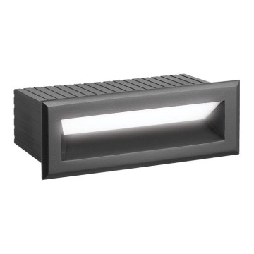 LED Vonkajšie zapustené svietidlo FLIK LED/3W/230V IP65 antracit