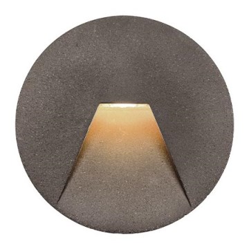 LED vonkajšie zapustené svietidlo SPACE LED/4W/230V IP65 šedé