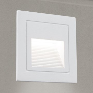 LED Vstavané svietidlo LORO LED/2W/230V IP65 biela
