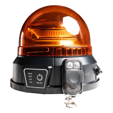 LED Výstražný maják LED/12-24V IP65 + diaľkové ovládanie