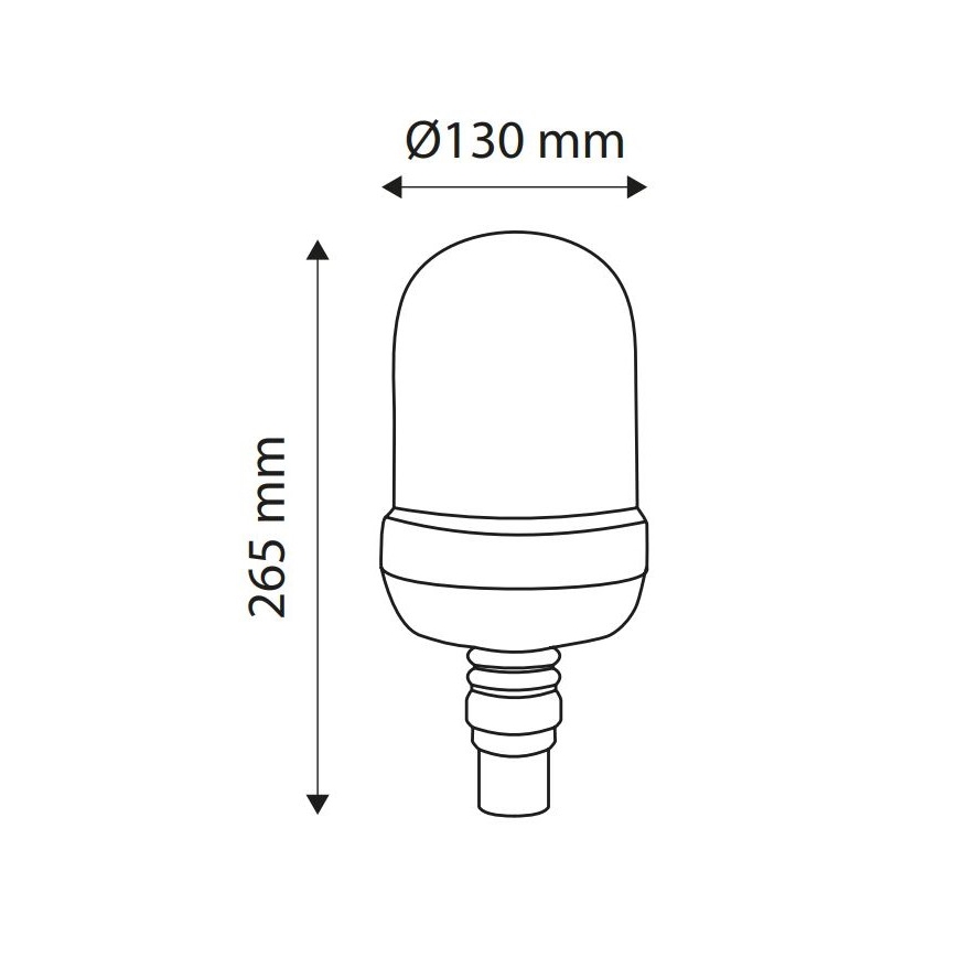LED Výstražný maják LIGHT LED H1/12-24V