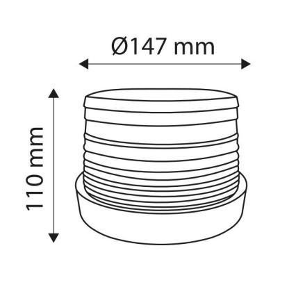 LED Výstražný maják na magnet LIGHT LED SMD 5730/12-24V