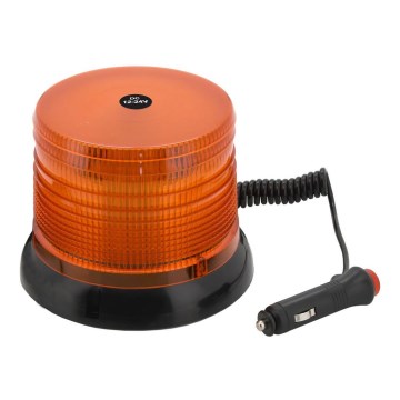 LED výstražný maják s magnetom LED/20W/12-24V oranžový