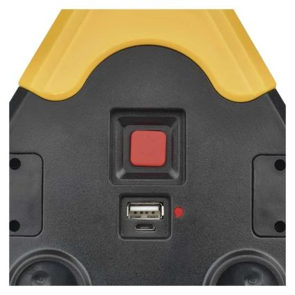 LED výstražný trojuholník LED/5V 1800 mAh