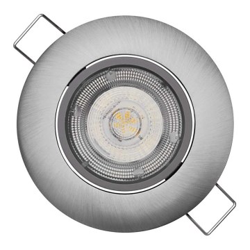 LED zapustené stropné svietidlo EXCLUSIVE LED/5W/230V 4000 K strieborné