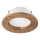 LED Zapustené stropné svietidlo WOODY SPOT LED/5,5W/230V 4000K orech ? 10 cm