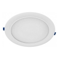 LED zapustené svietidlo SIGARO LED/24W/230V 3000/4000/6500K priemer 22 cm biela