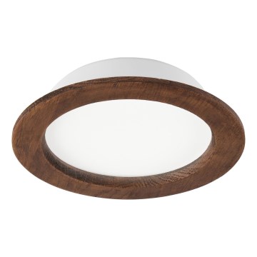 LED Zapustené svietidlo WOODY SPOT LED/16,5W/230V 4000K čerešňa ? 18,5 cm