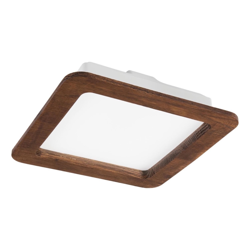 LED Zapustené svietidlo WOODY SPOT LED/17W/230V 3000K čerešňa 18,5x18,5 cm