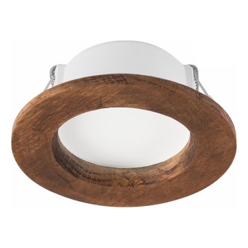 LED Zapustené svietidlo WOODY SPOT LED/5,5W/230V 4000K čerešňa ? 10 cm