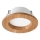 LED Zapustené svietidlo WOODY SPOT LED/5,5W/230V 4000K dub ? 10 cm
