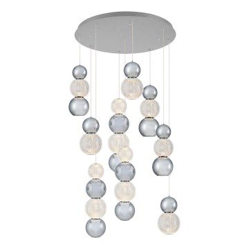 LED Závesná lampa CREMONA LED/51W/230V 3000K matný chróm